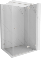 Mexen Lunar T desna vrata za tuš kabinu 110 x 80 cm, prozirna, brušeni nikal - 834T-110-080-97-00-P