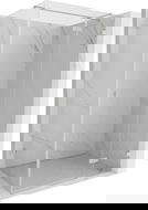 Mexen Lunar T duschkabin med gångjärn, höger 120 x 80 cm, transparent, borstad nickel - 834T-120-080-97-00-P