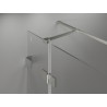 Mexen Lunar T kabina za tuš s desnim otvaranjem 130 x 80 cm, prozirna, brušeni nikal - 834T-130-080-97-00-P