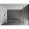Mexen Kioto paroi de douche Walk-in 90 x 200 cm, motif blanc 8 mm, doré - 800-090-101-50-85
