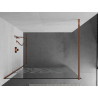 Mexen Kioto dušisein Walk-in 100 x 200 cm, valge muster 8 mm, roosa kuld - 800-100-101-60-85