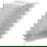 Mexen Lunar T douchecabine draaibaar rechts 140 x 90 cm, transparant, goud geborsteld - 834T-140-090-55-00-P