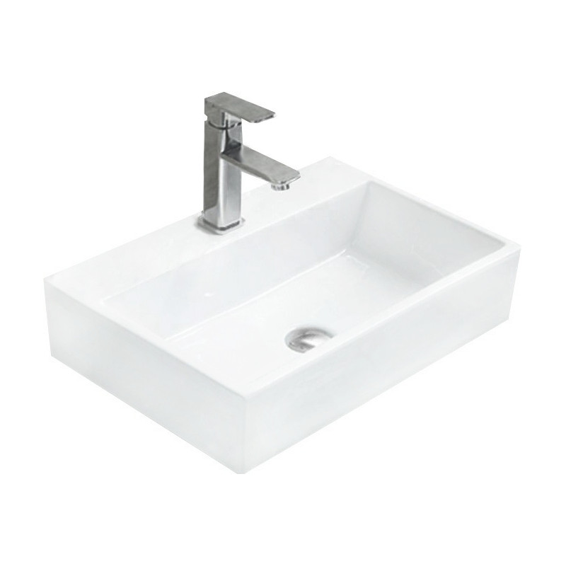 Mexen Paula opzetwastafel 53 x 36 cm, wit - 21935300