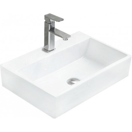 Mexen Paula opzetwastafel 53 x 36 cm, wit - 21935300