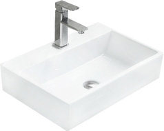 Mexen Paula pealispaigaldatav valamu 53 x 36 cm, valge - 21935300