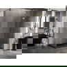 Mexen Lunar T Duschkabine Drehbar rechts 140 x 100 cm, transparent, gebürstetes Gold - 834T-140-100-55-00-P
