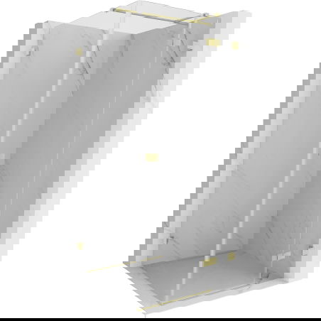 Mexen Lunar T riets Duschkabine opklappbar riets 110 x 110 cm, transparent, gebastelt Gold - 834T-110-110-55-00-P