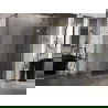 Mexen Lunar T douchecabine rechts openslaand 135 x 110 cm, transparant, geborsteld goud - 834T-135-110-55-00-P