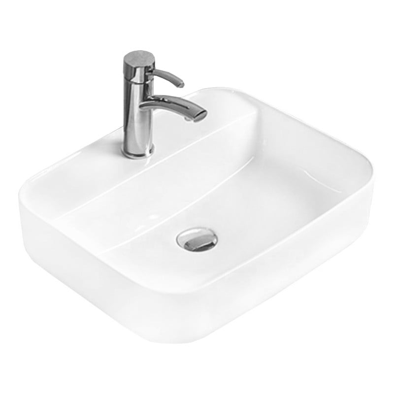 Mexen Alba lavabo sur plan 50 x 40 cm, blanc - 21955000