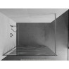 Mexen Kioto dušisein Walk-in 120 x 200 cm, valge laine 8 mm, kroom - 800-120-101-01-97