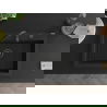 Mexen Elix Granitspüle 1-beckig 700 x 500 mm, schwarz, schwarzer Siphon - 6526701005-77-B