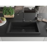 Mexen Elix 1-kambriline graniitvalamu 800 x 500 mm, must, must sifoon - 6527801005-77-B