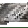 Mexen Lunar-B Duo draaideur douchecabine 70 x 70 cm, transparant, chroom - 832-070L-070P-01-00