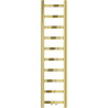 Mexen Bolt vannitoa radiaator 1200 x 300 mm, 189 W, kuldne - W126-1200-300-00-50