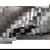 Mexen Lunar T Duschkabine schwenkbar rechts 135 x 90 cm, transparent, gebürstetes Kupfer - 834T-135-090-65-00-P