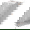 Mexen Lunar T Duschkabine Drehbar Rechts 110 x 100 cm, Transparent, Gebürstetes Kupfer - 834T-110-100-65-00-P