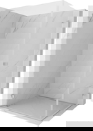 Mexen Lunar-B Dvojna tuš kabina z nihajnimi vrati 80 x 75 cm, prozorna, kromirana - 832-080L-075P-01-00