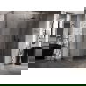 Mexen Lunar T Duschkabine klappbar rechts 120 x 70 cm, transparent, gebürstetes Gun Gray - 834T-120-070-66-00-P