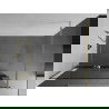 Mexen Kioto+ panneau de douche avec étagère Walk-in 120 x 200 cm, transparent, or - 800-120-121-50-00
