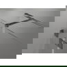 Mexen Lunar T Duschkabine rechtsseitig öffnend 140 x 80 cm, transparent, gebürstetes Gun Gray - 834T-140-080-66-00-P