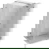 Mexen Lunar T Duschkabine rechtsseitig öffnend 140 x 80 cm, transparent, gebürstetes Gun Gray - 834T-140-080-66-00-P