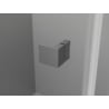 Mexen Lunar T Duschkabine rechts angeschlagen 120 x 100 cm, transparent, gebürstetes Gun Gray - 834T-120-100-66-00-P