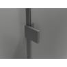 Mexen Lunar T Duschkabine rechts angeschlagen 120 x 100 cm, transparent, gebürstetes Gun Gray - 834T-120-100-66-00-P