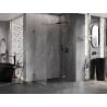 Mexen Lunar T Duschkabine rechts angeschlagen 120 x 100 cm, transparent, gebürstetes Gun Gray - 834T-120-100-66-00-P