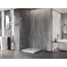 Mexen Lunar-B Duo cabine de douche à charnière 90 x 90 cm, transparent, chrome - 832-090L-090P-01-00