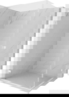 Mexen Lunar-B Duo cabina doccia a battente 80 x 70 cm, trasparente, bianca - 832-080L-070P-20-00