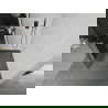 Mexen Kioto+ Duschwand mit Ablage Walk-in 100 x 200 cm, transparent, schwarz - 800-100-121-70-00