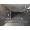 Mexen Lunar-B Duo Duschkabine Schwenkbar 100 x 75 cm, Transparent, Weiß - 832-100L-075P-20-00