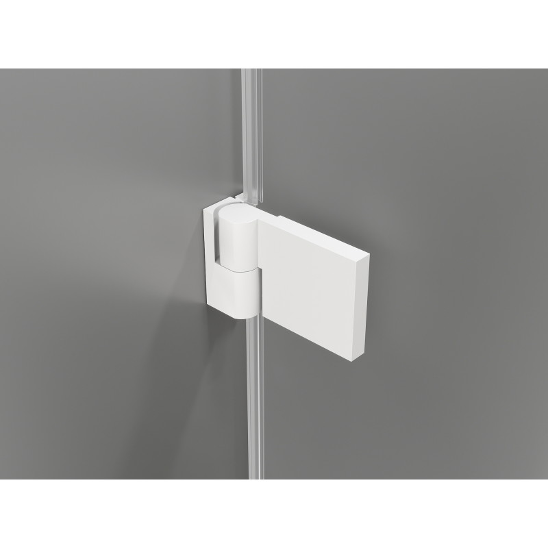 Mexen Lunar-B Duo tuš kabina s kliznim vratima 95 x 80 cm, prozirna, bijela - 832-095L-080P-20-00
