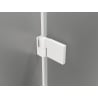Mexen Lunar-B Duo dušikabiin avatav 100 x 80 cm, läbipaistev, valge - 832-100L-080P-20-00