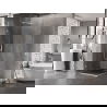 Mexen Lunar-B Duo draaideur douchecabine 85 x 85 cm, transparant, wit - 832-085L-085P-20-00