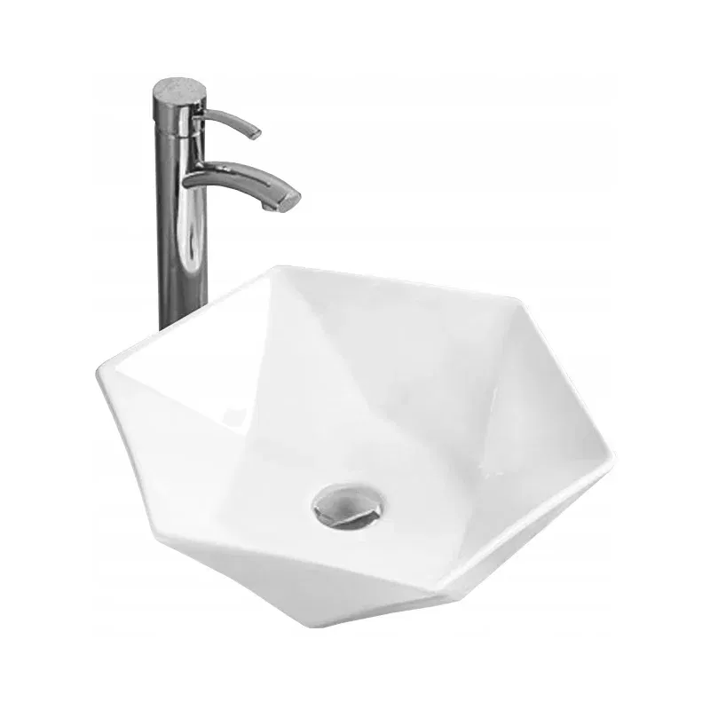 Mexen Mery lavatório de pousar 48 x 41 cm, branco - 21984800