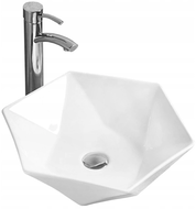 Mexen Mery lavabo de sobreponer 48 x 41 cm, blanco - 21984800