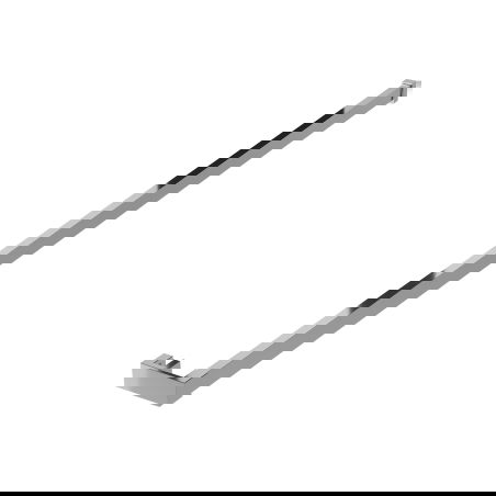 Mexen handduksstång för duschvägg, krom - 800-06-01