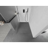 Mexen Kioto+ Duschwand mit Regal Walk-in 120 x 200 cm, Matt, Schwarz - 800-120-121-70-30