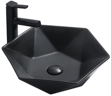 Mexen Mery lavabo de bancada 48 x 41 cm, preto mate - 21984885