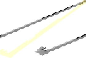 Mexen rail for towels for shower wall, gold - 800-06-50