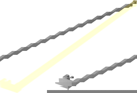 Mexen držalo za brisače za pritrditev na tuš steno, zlato brušeno - 800-06-55