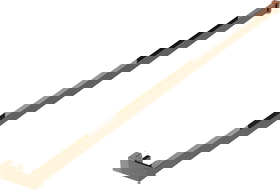 Mexen towel rail for shower wall, rose gold - 800-06-60