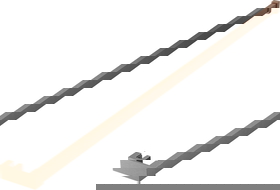 Mexen barra para toallas en la pared de la ducha, cobre cepillado - 800-06-65