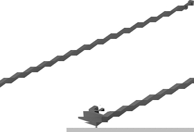 Mexen handdoekreling voor douchewand, gunmetal - 800-06-95