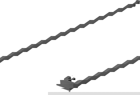 Mexen toallero para mampara de ducha, gun metal - 800-06-95