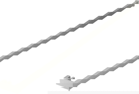 Mexen κουπαστή για πετσέτες για τοίχο ντους, επινικελωμένο βουρτσισμένο