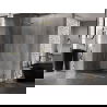 Mexen Lunar-B Duo draaideur douchecabine 80 x 75 cm, transparant, geborsteld goud - 832-080L-075P-55-00