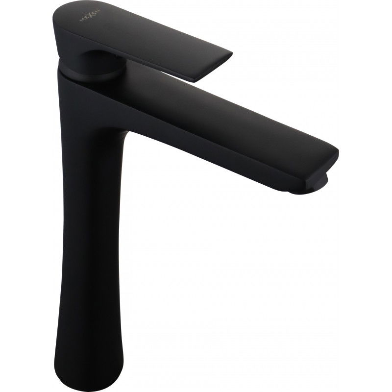 Mexen Axel grifo de lavabo alto, negro - 73810-70