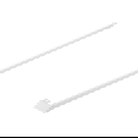 Mexen rampe pour serviettes pour paroi de douche, blanc - 800-06-20